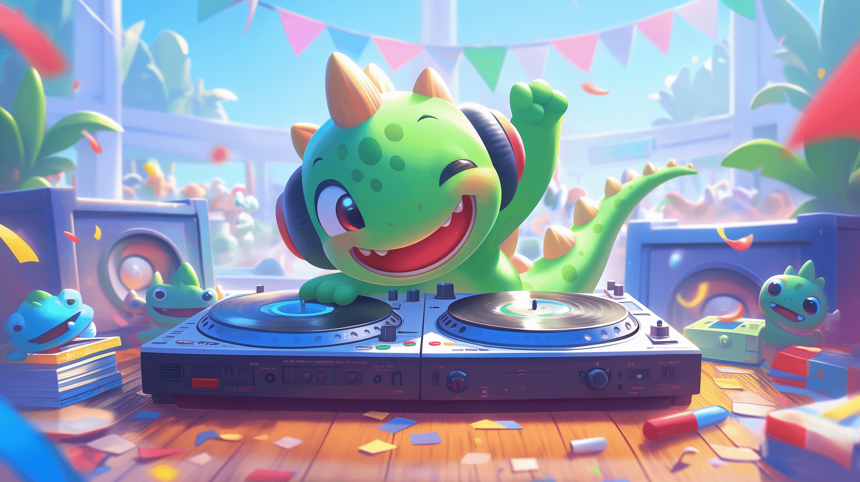DJ Baby Dinosaur